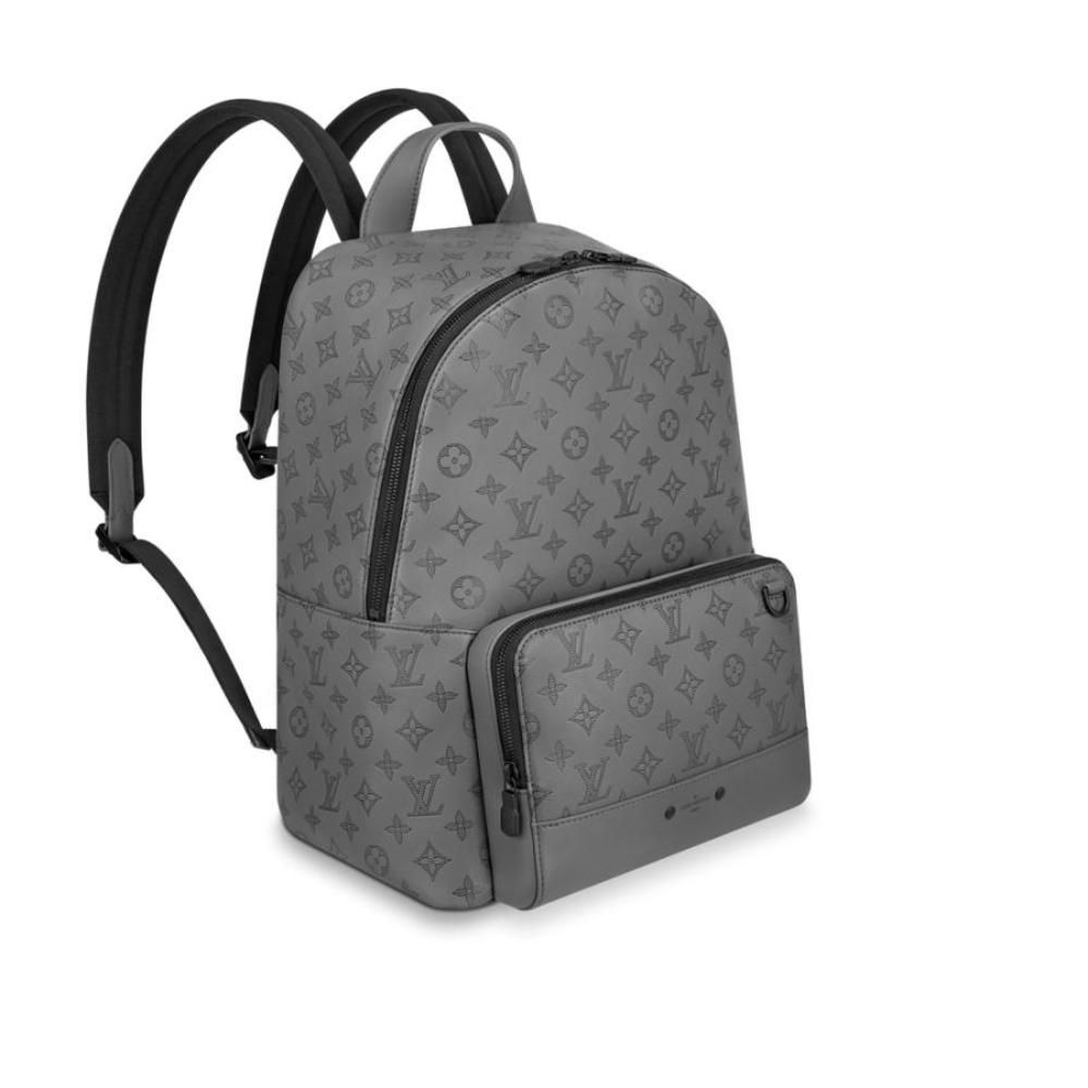 Louis Vuitton Backpack Rucksack Gray Monogram Shadow Leather - Picture 3 of 7